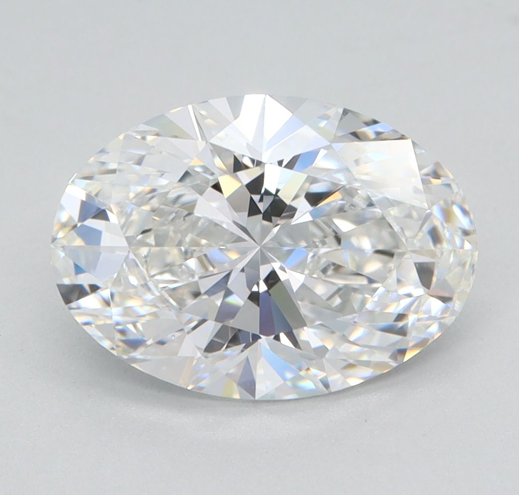 2.02 Carat oval Lab Grown Diamond Front View