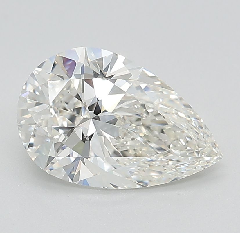 2ct Pear F - IF - Excellent cut - LD35991