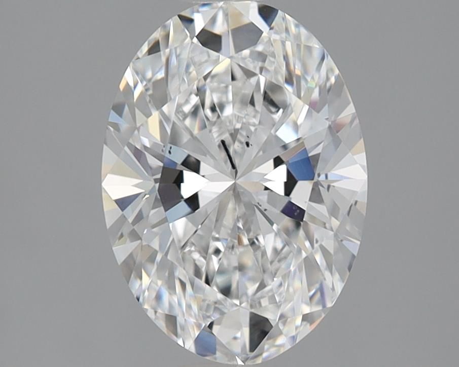 2.02 Carat oval Lab Grown Diamond Front View