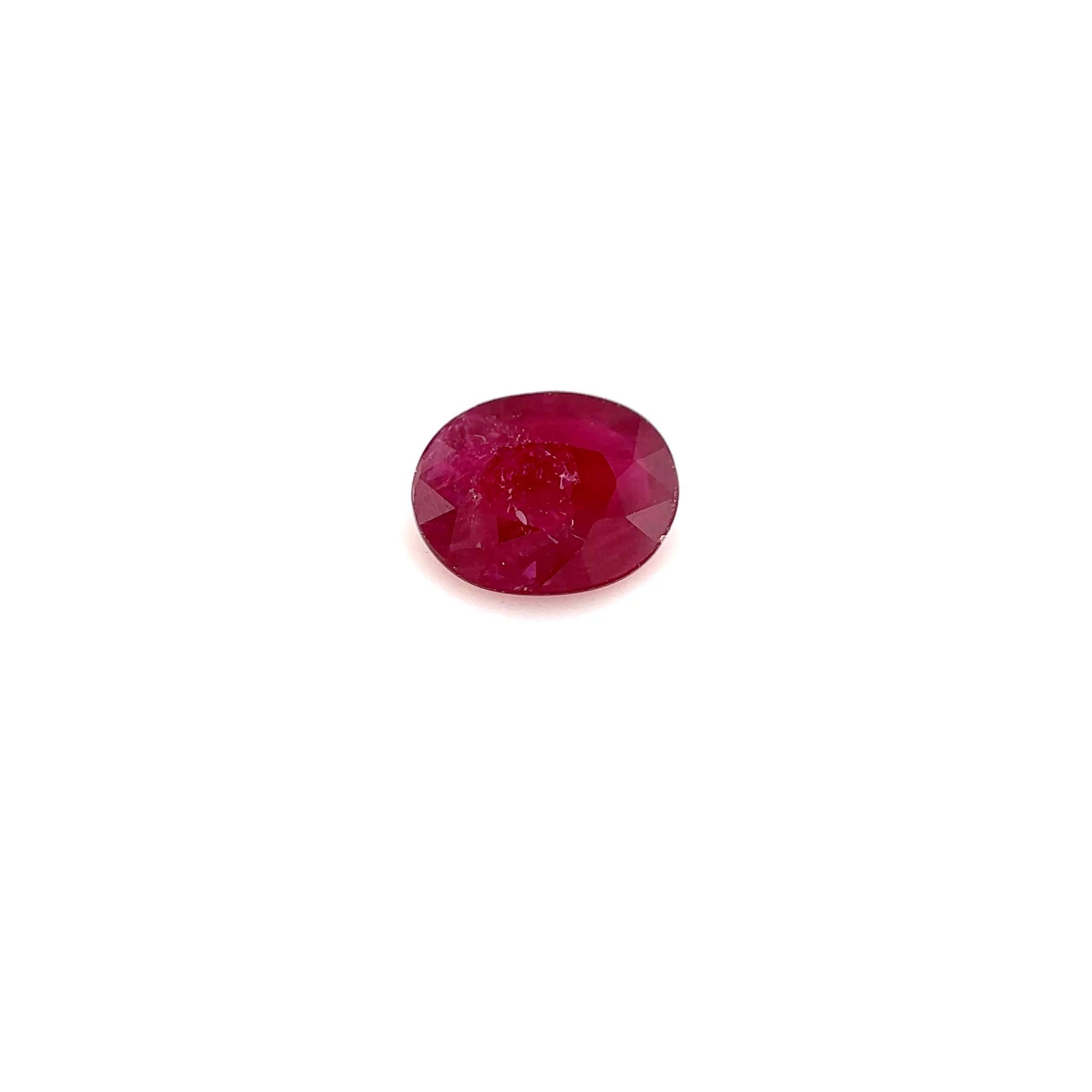 0.9ct RUBY