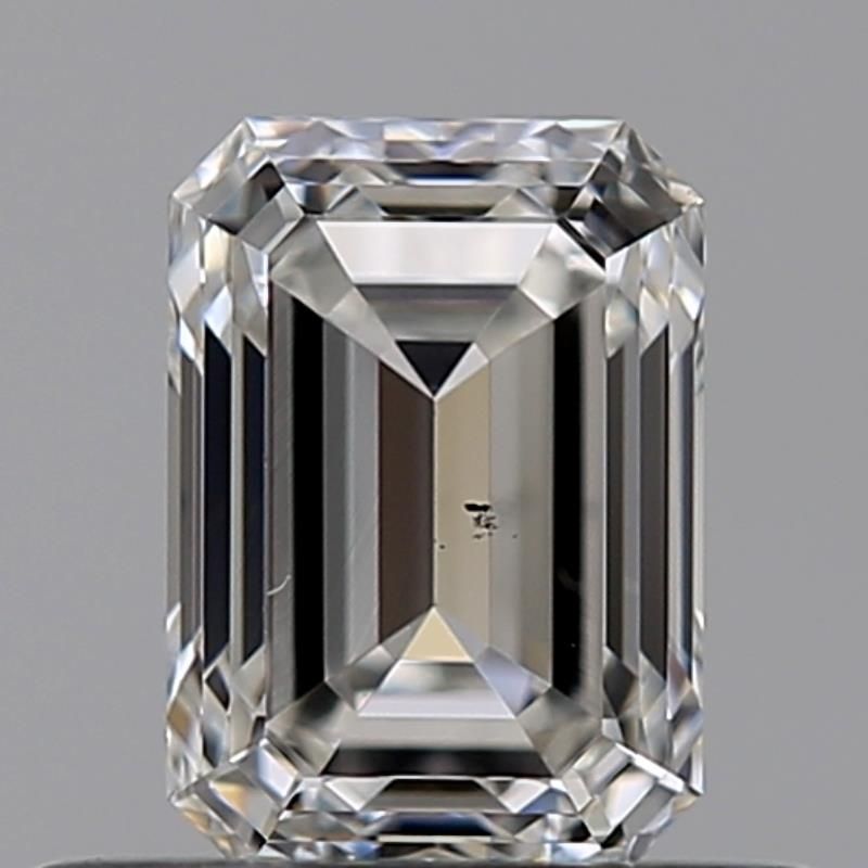 Emerald 0.50ct F SI1 diamond