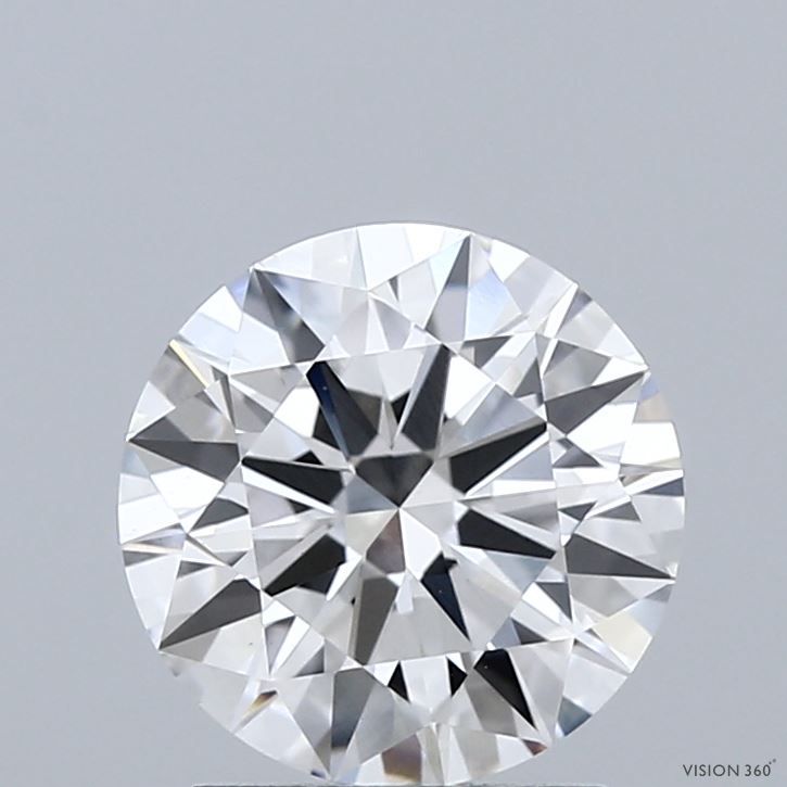 2ct Round E - VVS2 - Very Good cut - LD266312