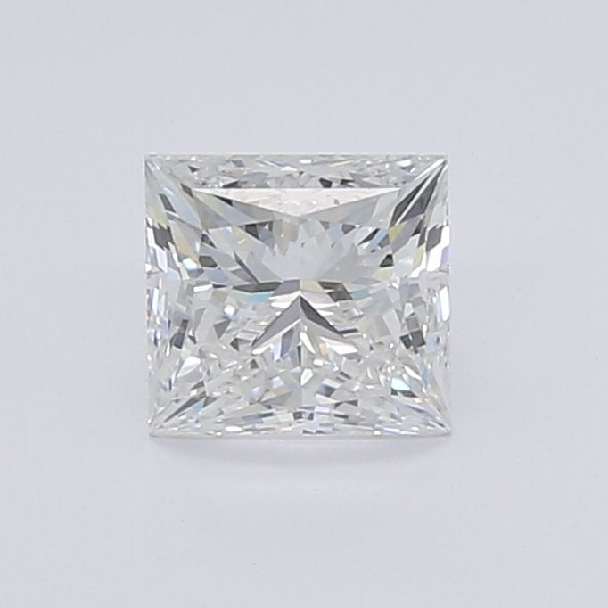 1.21 Carat princess Lab Grown Diamond Front View