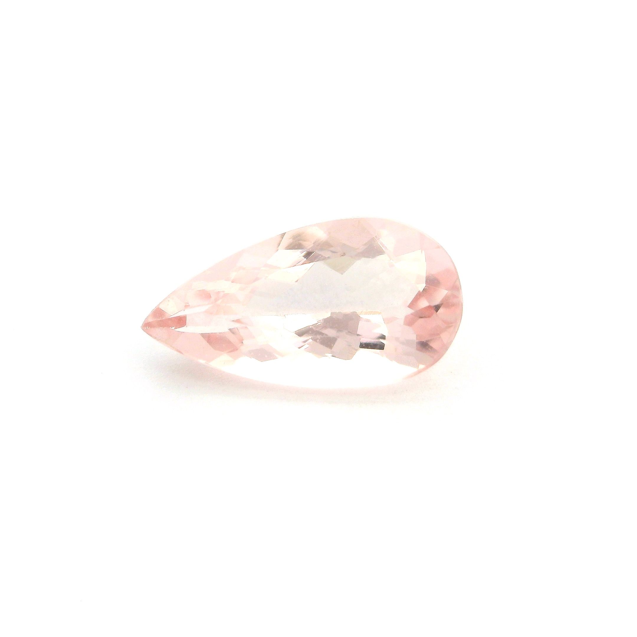 2.27 ct Pear Pink Morganite
