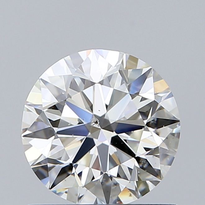 Diamant Rond 0.90 ct - Couleur J - Pureté SI2