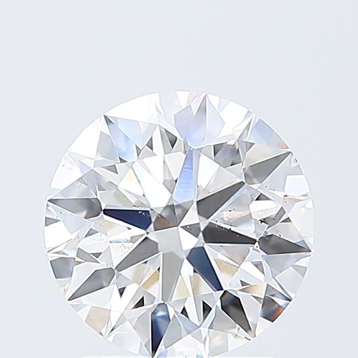 2.01 Carat round Lab Grown Diamond Front View