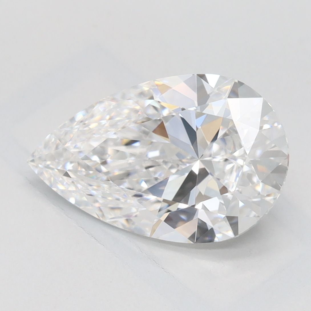 2ct Pear D - IF - Excellent cut - LD253409