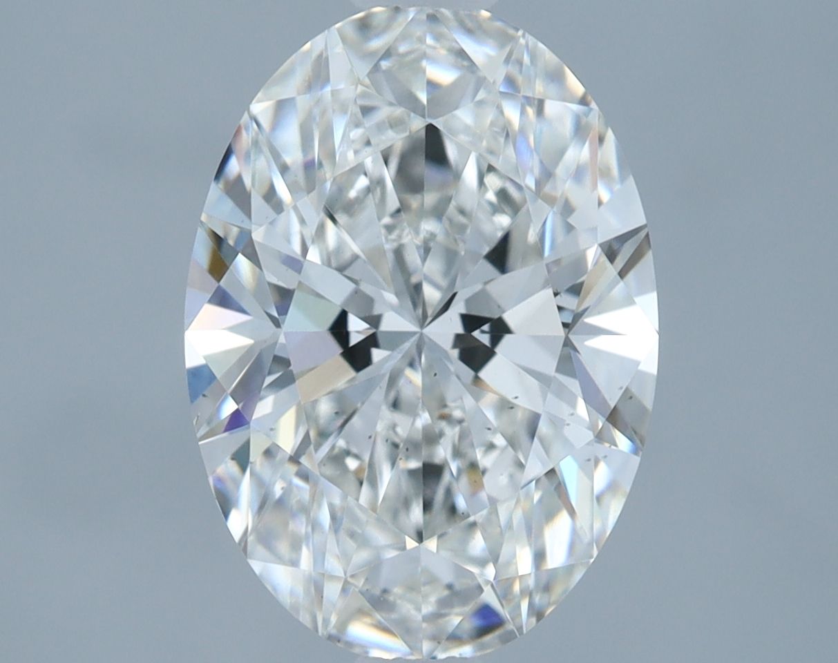 2.02 Carat oval Lab Grown Diamond Front View