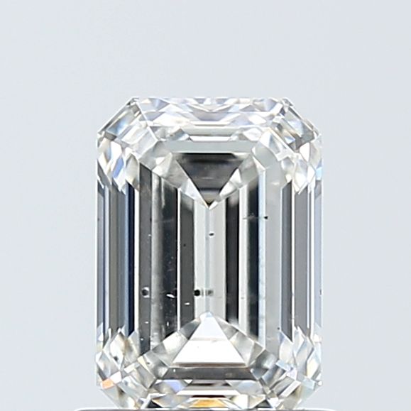 Emerald 1.01ct G SI1 diamond