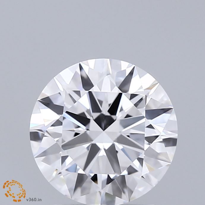 2ct Round D - VVS2 - Very Good cut - LD263612