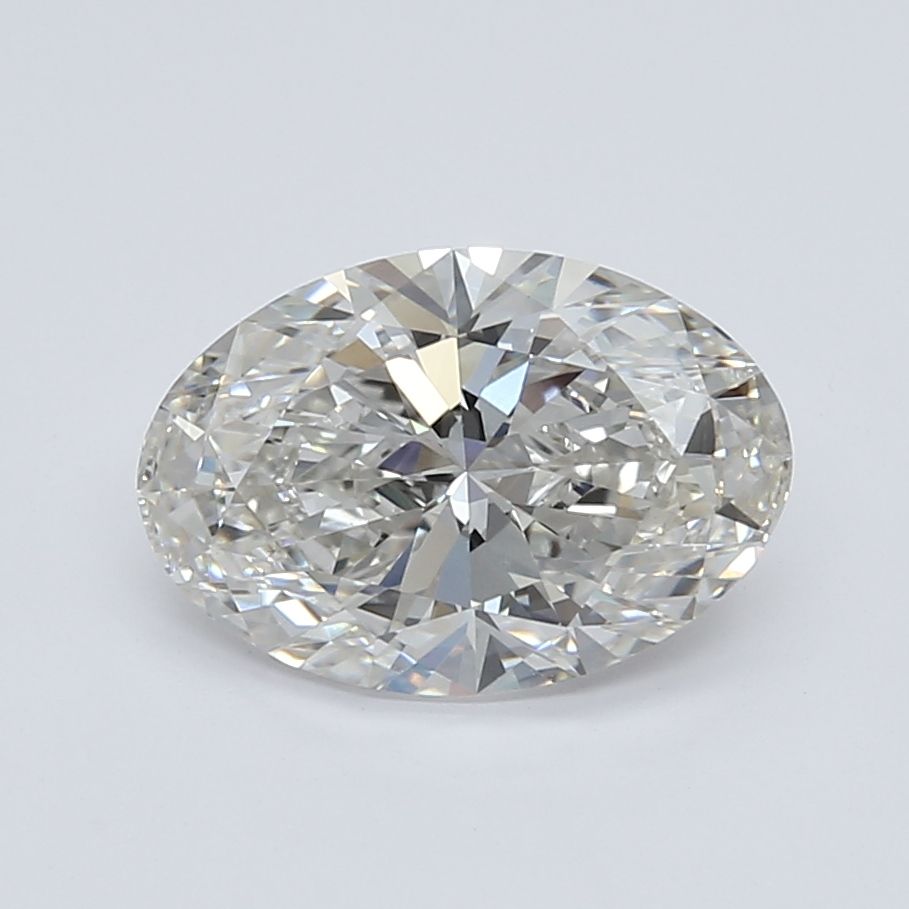 2.64 Carat oval Lab Grown Diamond Front View