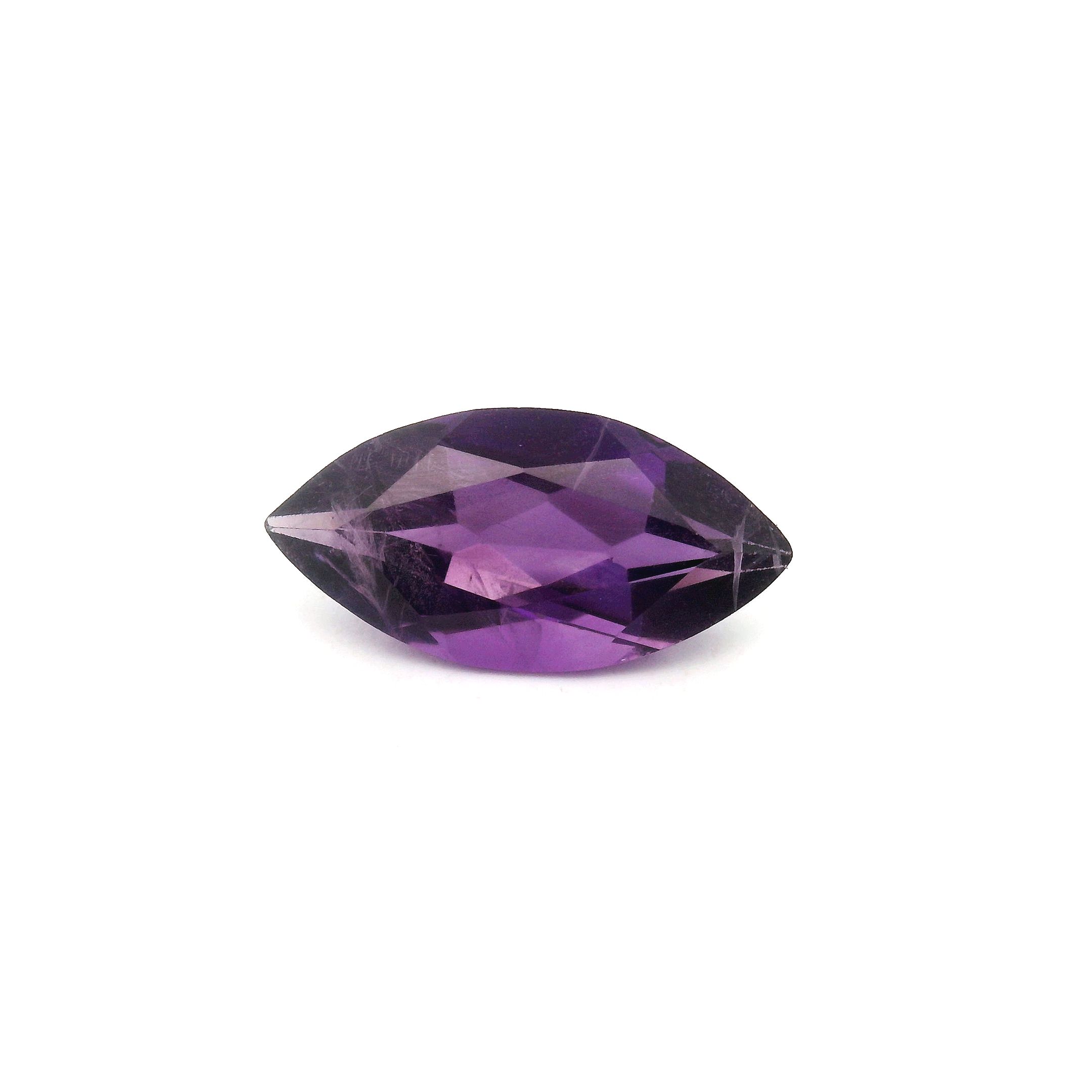 Certified Amethyst Marquise 1.58 ct gemstone, Purple