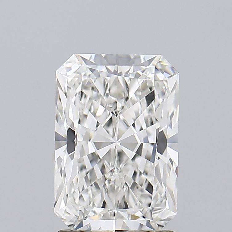 2.01 Carat radiant Lab Grown Diamond Front View