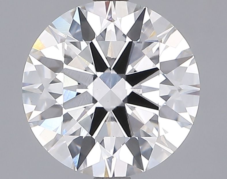2.59 Carat round Lab Grown Diamond Front View