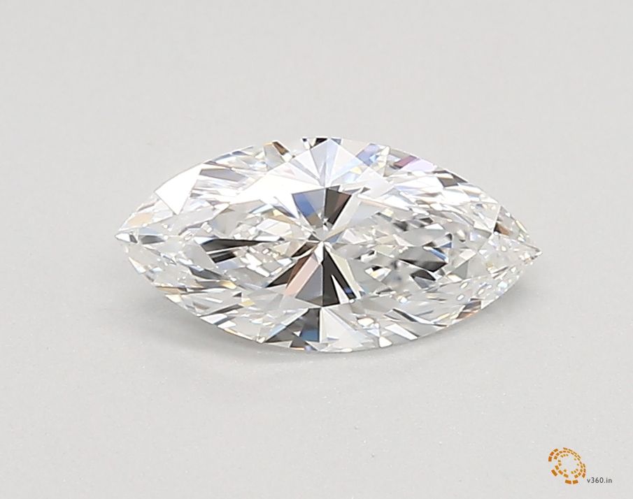 0.53 Carat marquise Lab Grown Diamond Front Image
