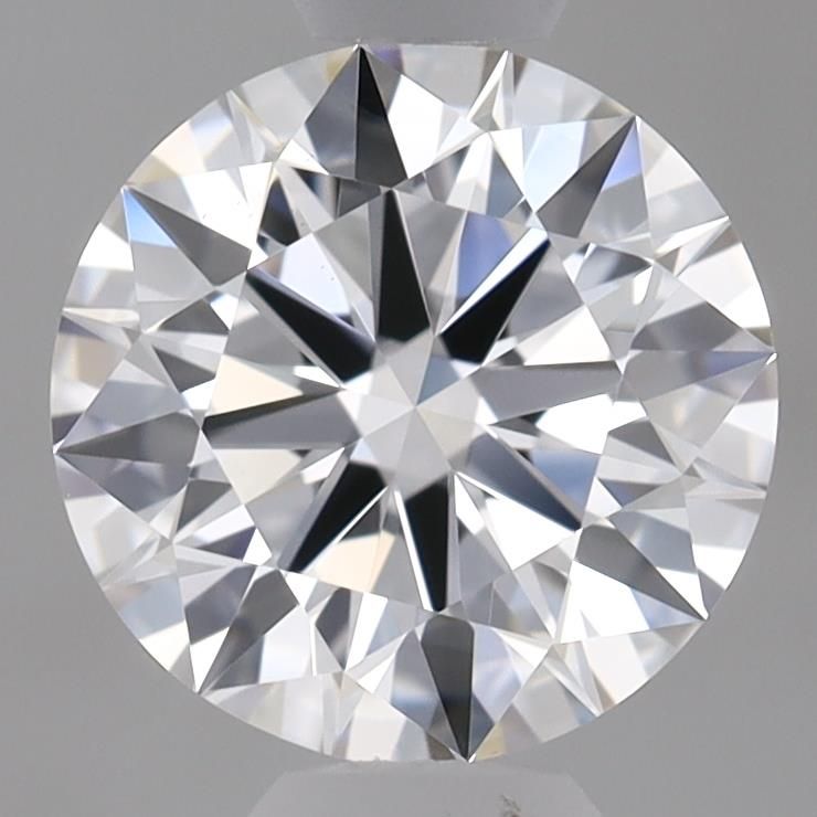 1.23 Carat round Lab Grown Diamond Front View