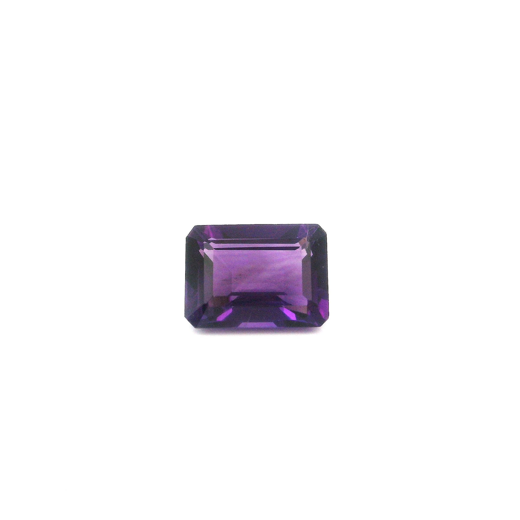Certified Amethyst Octagonal 1.43 ct gemstone, Purple