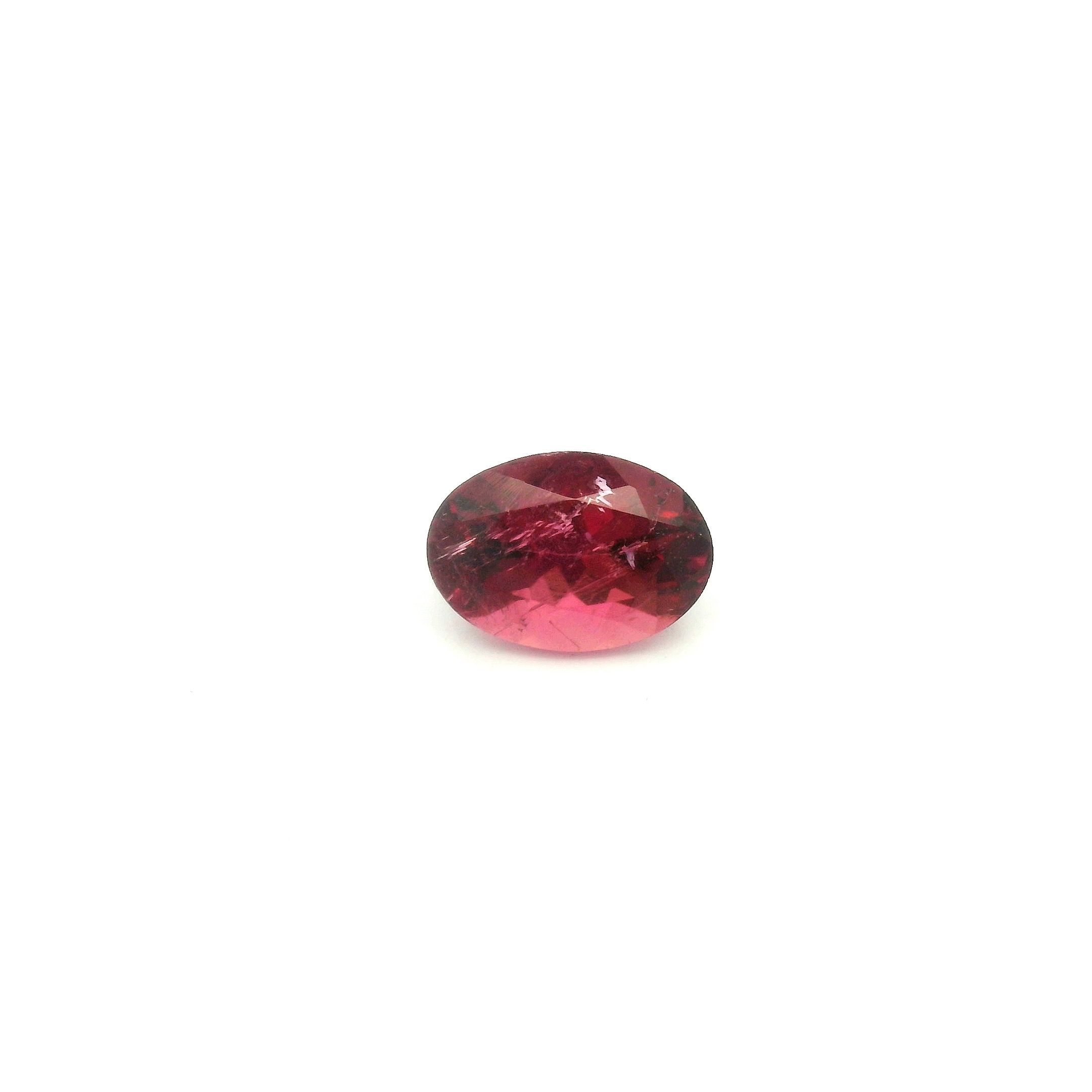 GSI 0.87 Carat Oval Tourmaline