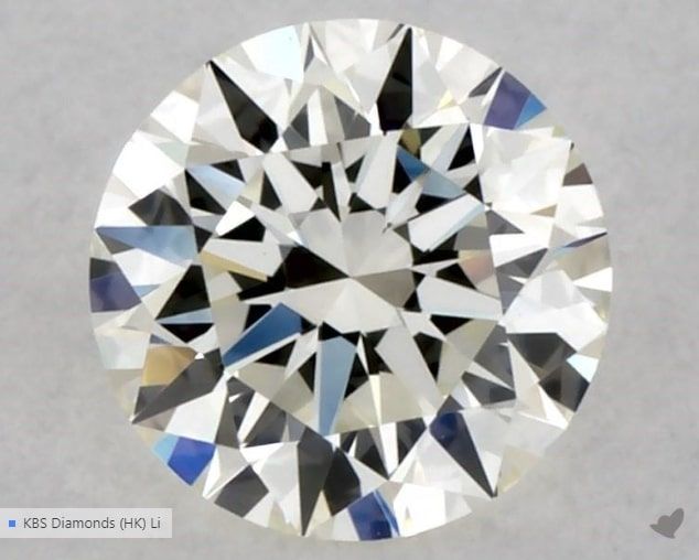 Diamant Rond 0.32 ct - Couleur K - Pureté VVS1