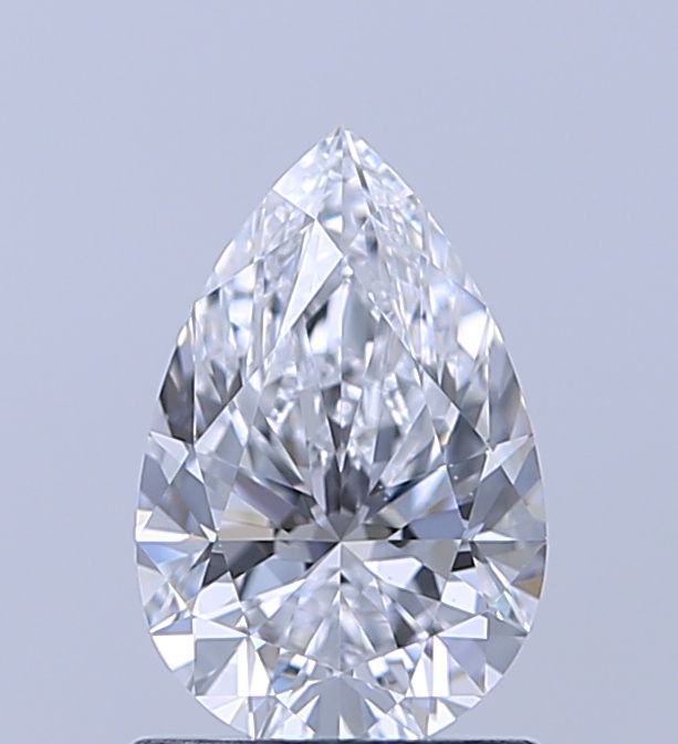 1.02 Carat pear Lab Grown Diamond Front View