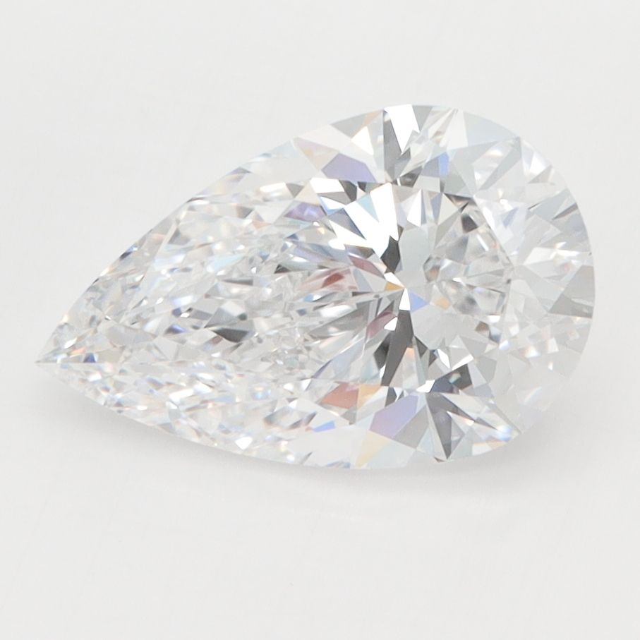 2ct Pear D - VVS1 - Excellent cut - LD150292