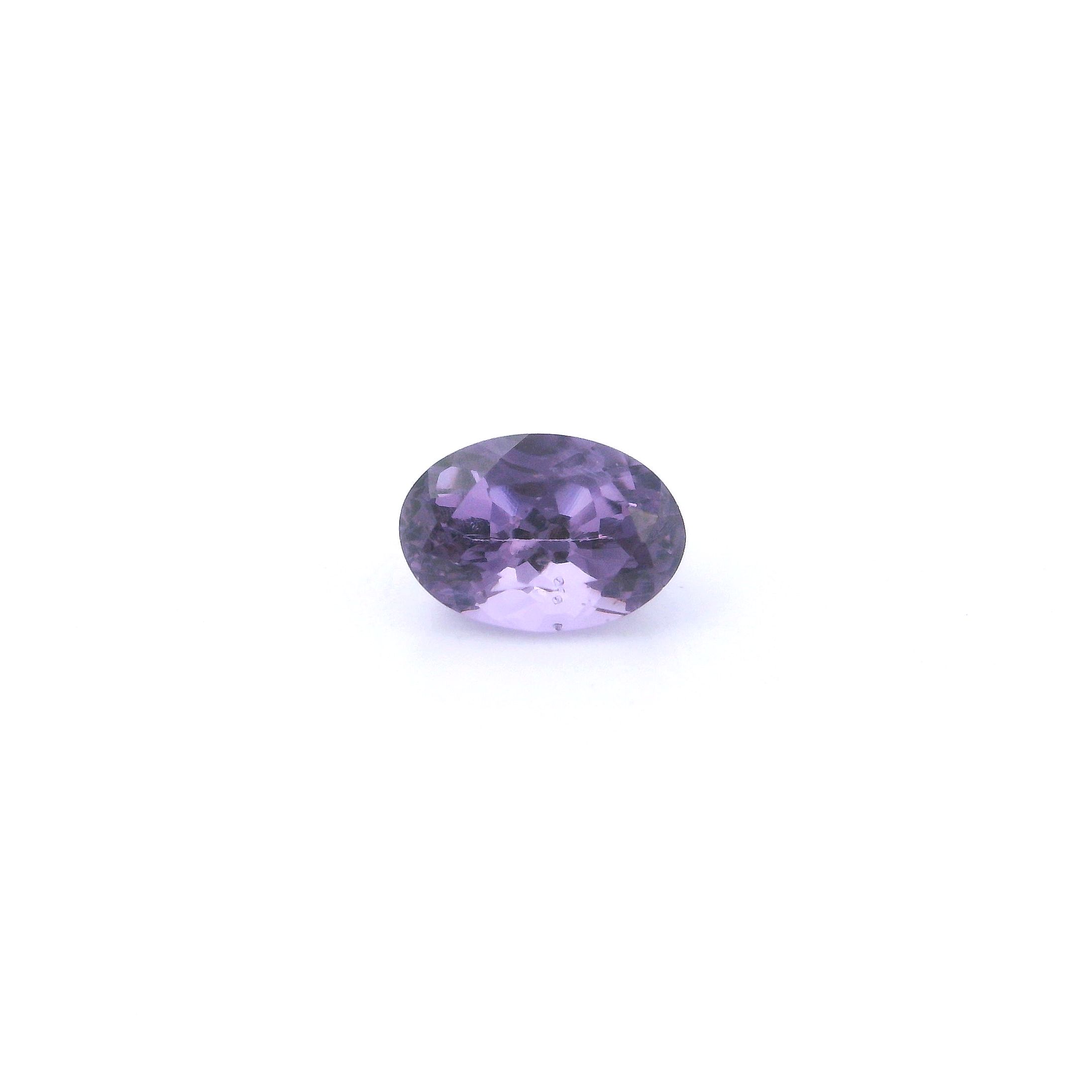 Certified Spinel Oval 0.61 ct gemstone, Purple