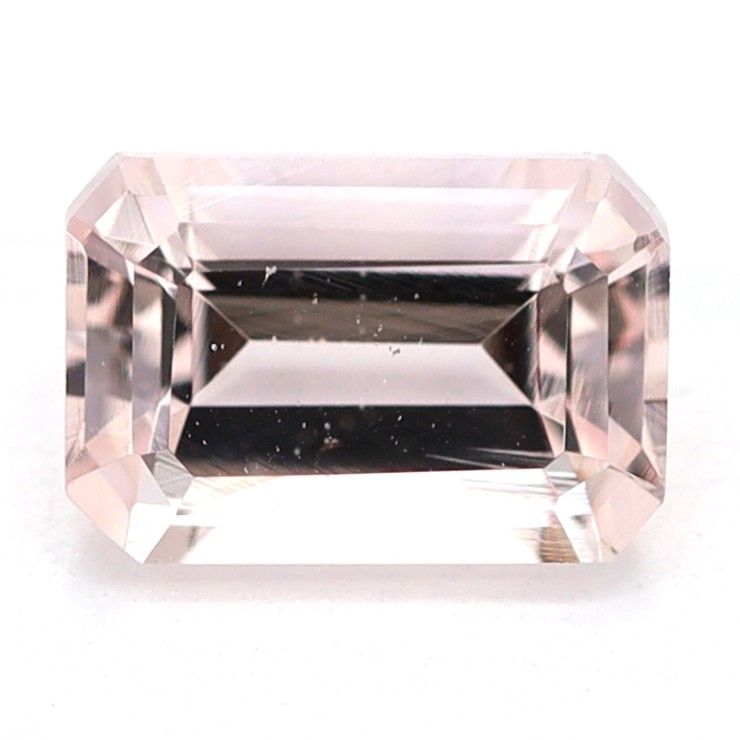 Certified Morganite Emerald 0.69 ct gemstone, Pink