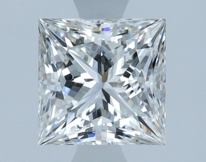 1.21 Carat princess Lab Grown Diamond Front View