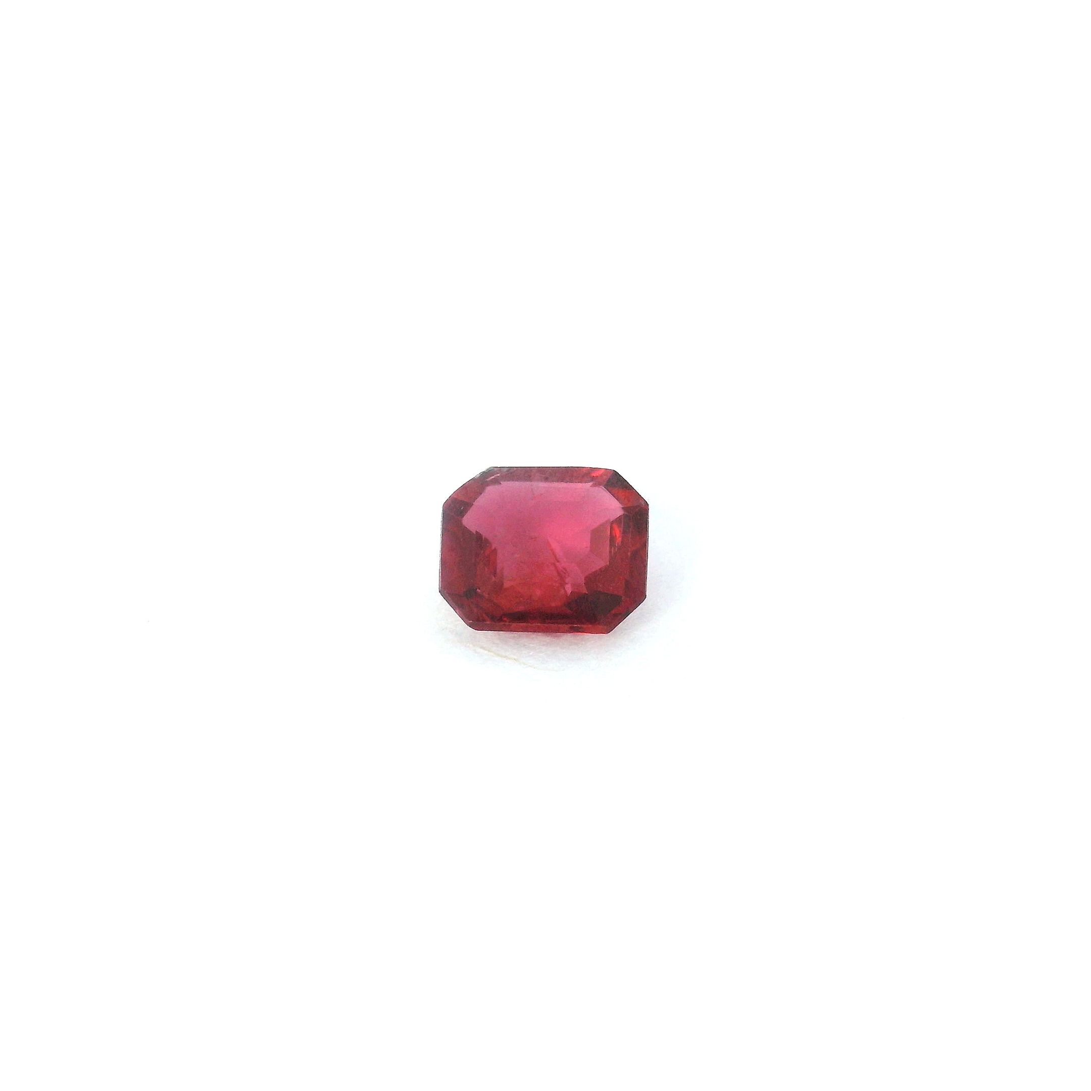 0.57 ct Octagonal Red Spinel