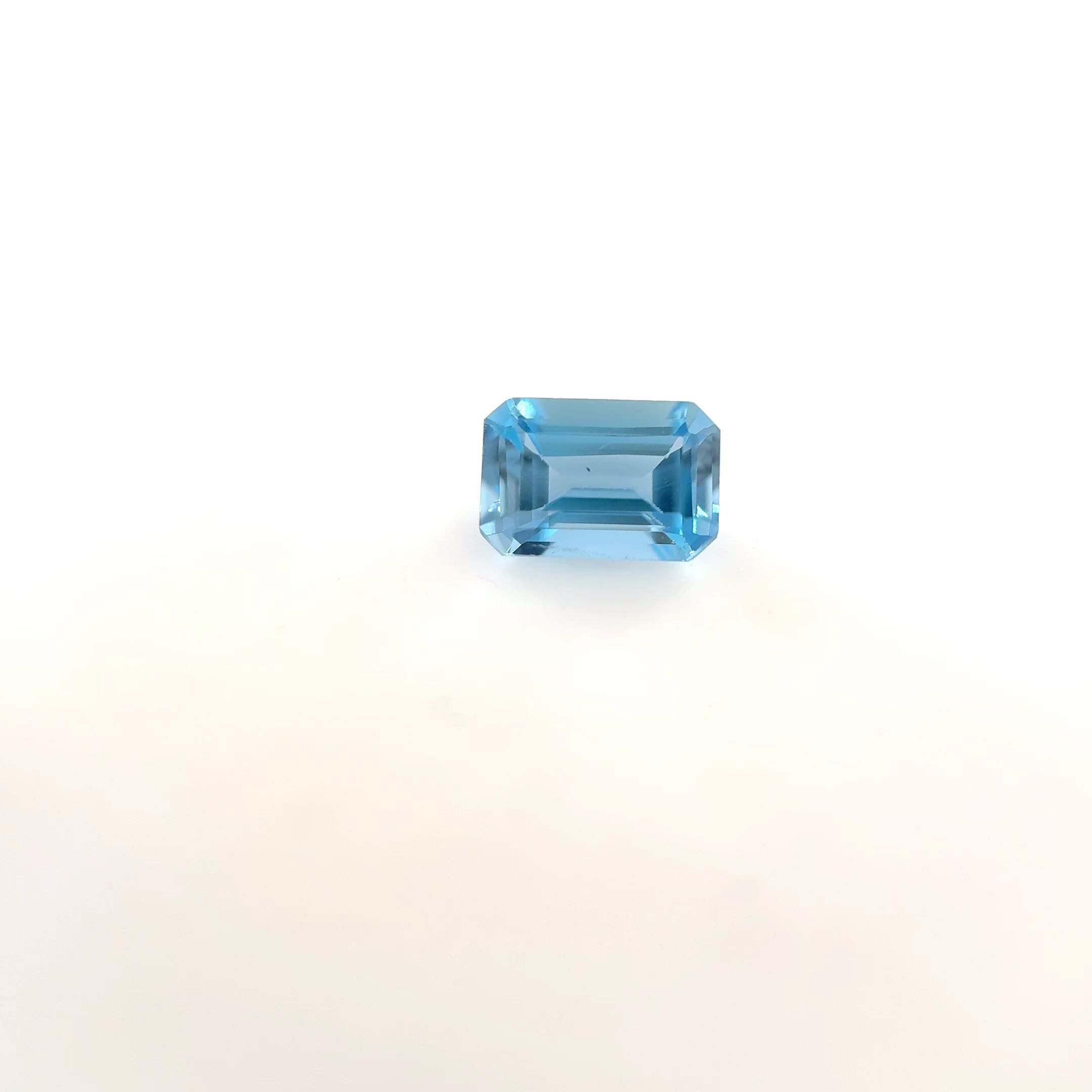 0.56 ct Emerald Blue Aquamarine