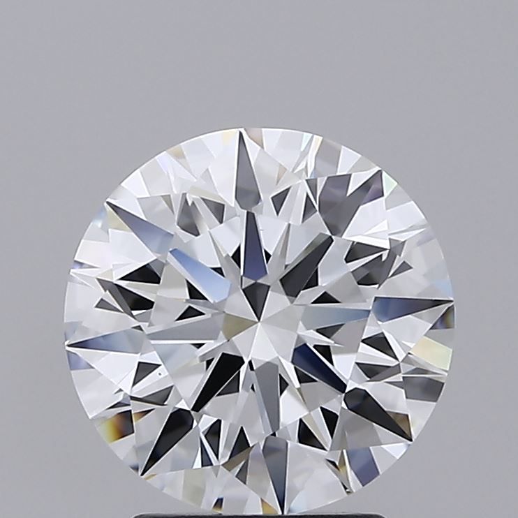 2.59 Carat round Lab Grown Diamond Front View