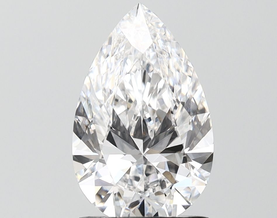 2ct Pear D - VVS2 - Excellent cut - LD319485