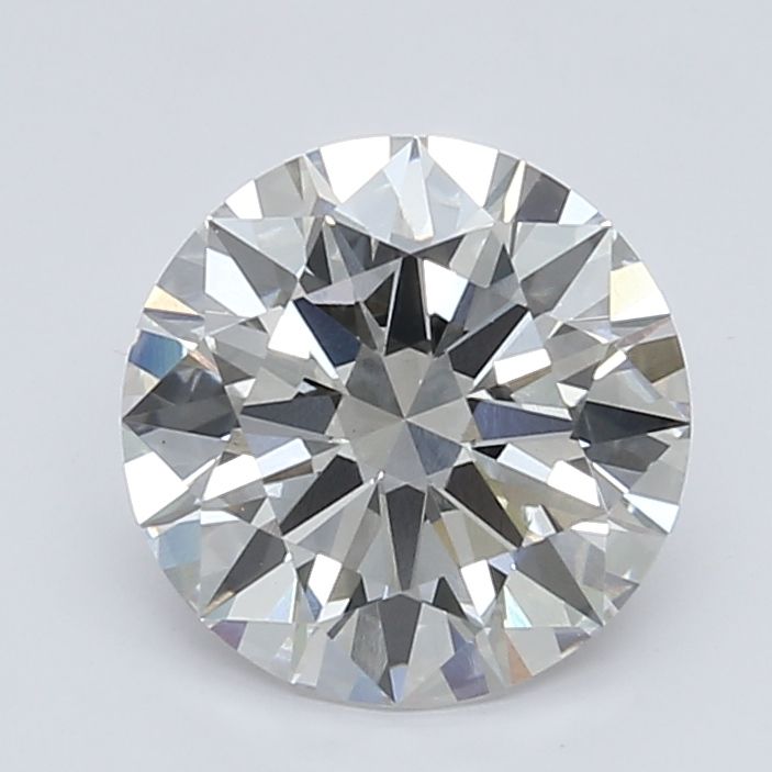 2.64 Carat round Lab Grown Diamond Front View