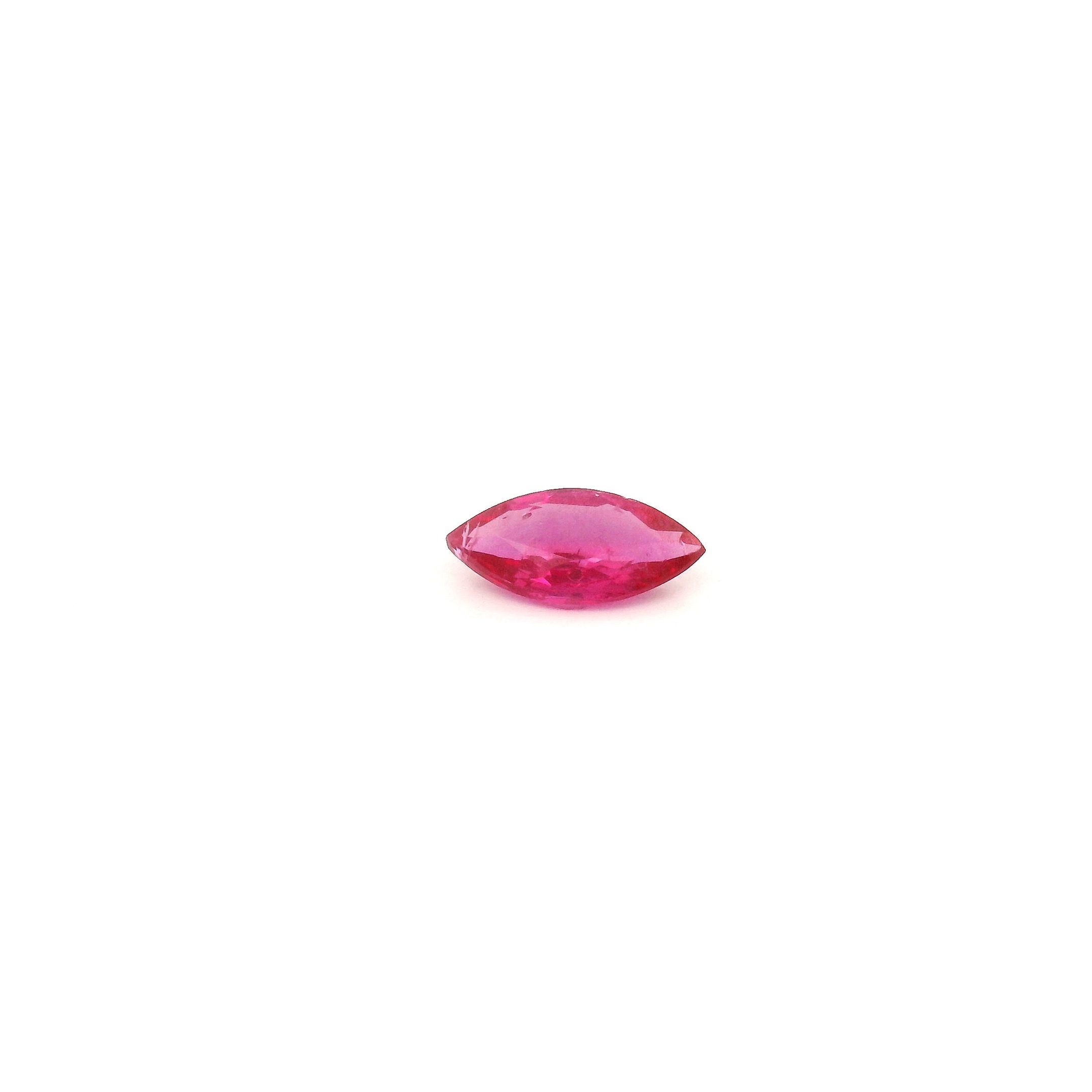 0.23 ct Marquise Red Ruby