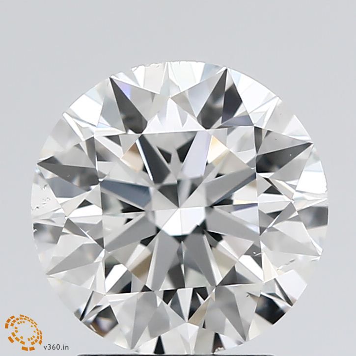 2,50 ct Okrągły diament naturalny