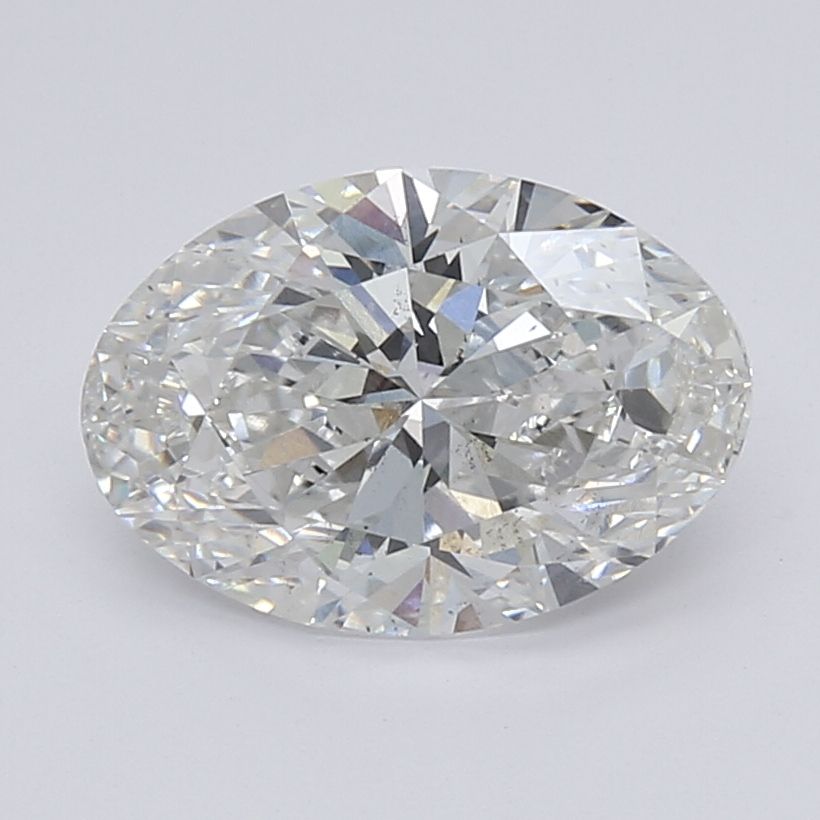 2.70 Carat oval Lab Grown Diamond Front View