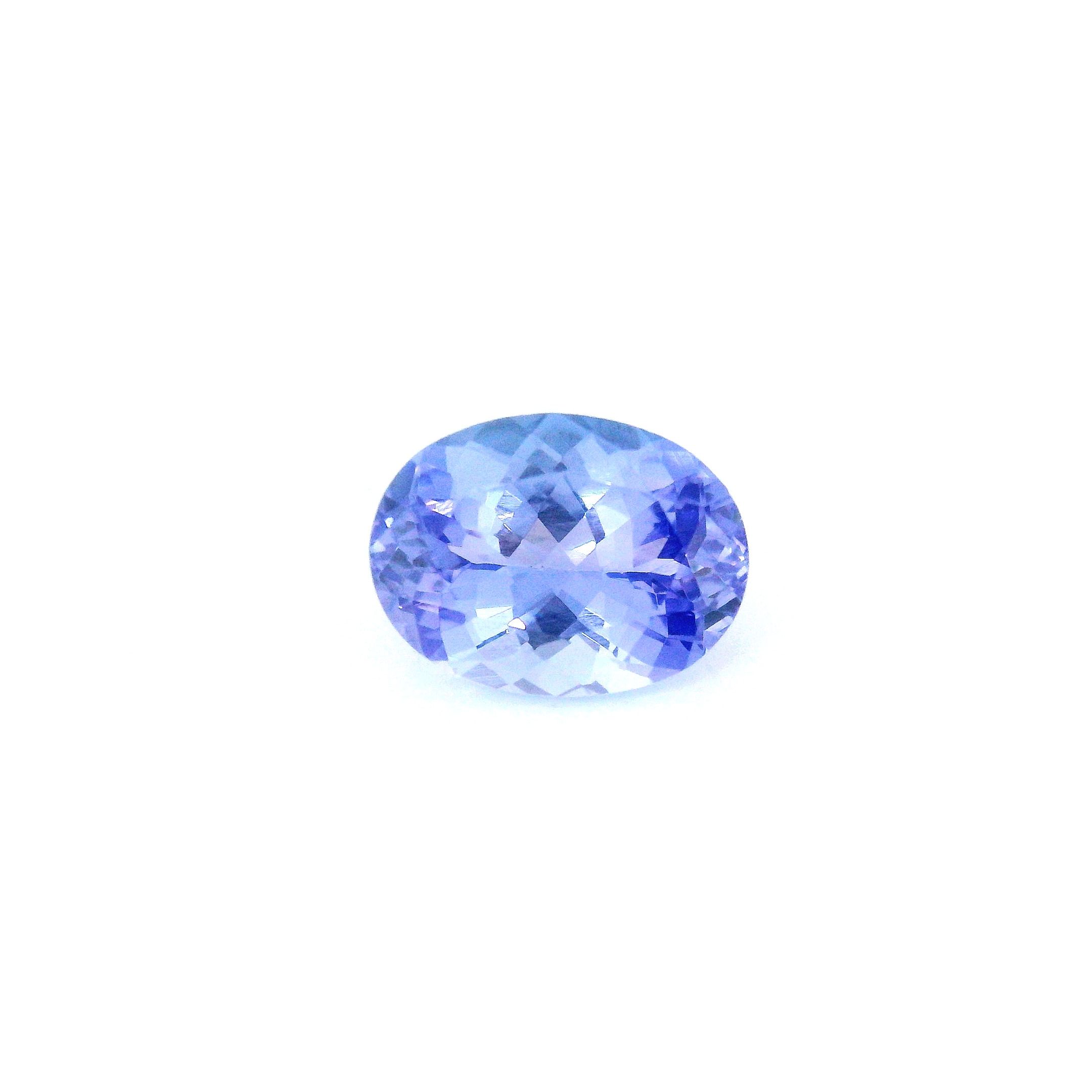 GSI 1.69 Carat Oval Tanzanite
