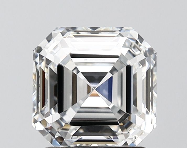 2ct Asscher E - IF - Excellent cut - LD365801