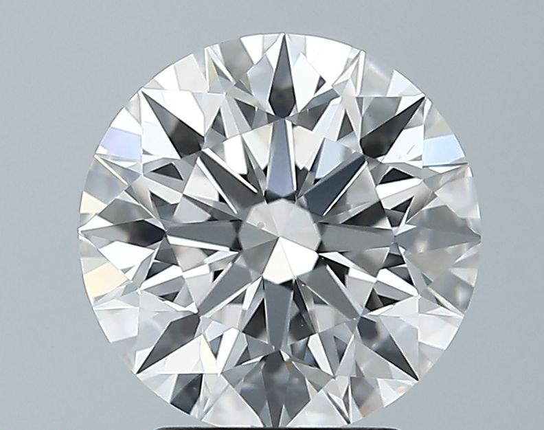 2.71 Carat round Lab Grown Diamond Front Image
