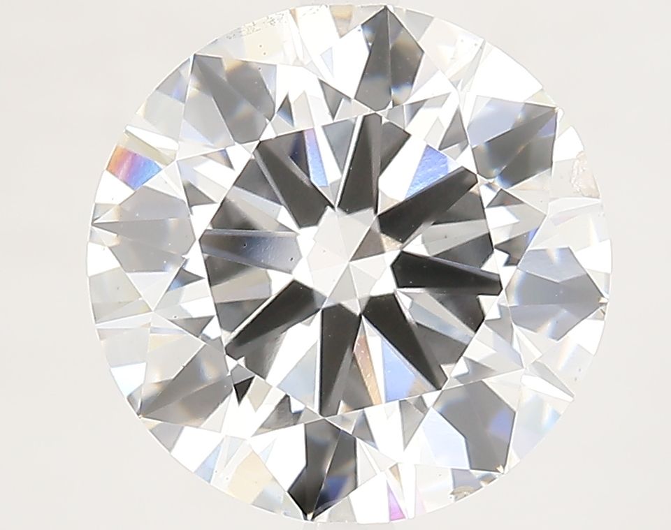5.05 Carat G-SI1 Ideal Round Diamond Image 
