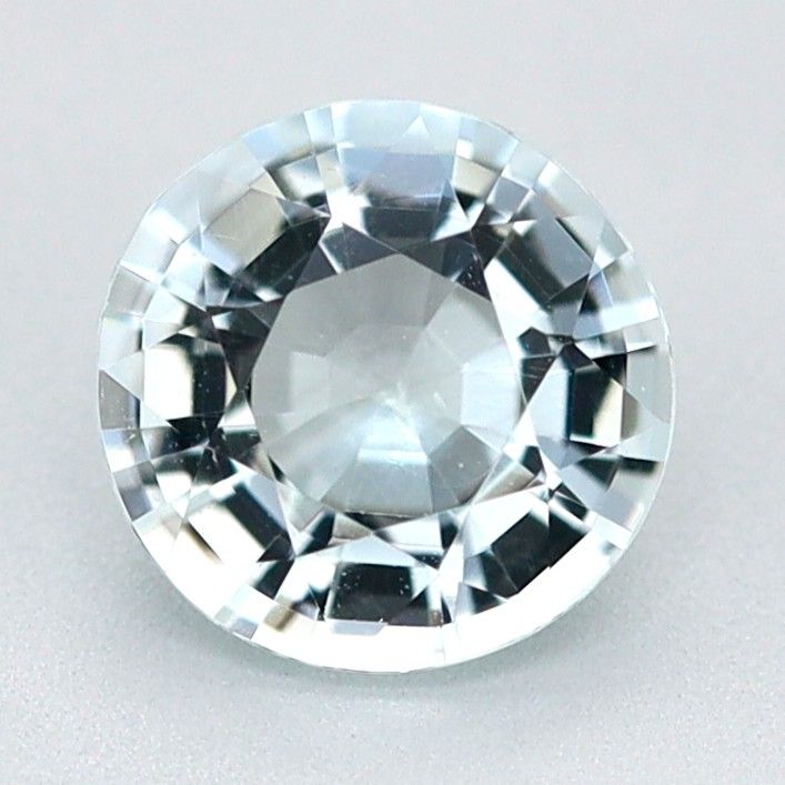 Certified Aquamarine Round 0.44 ct gemstone, Blue