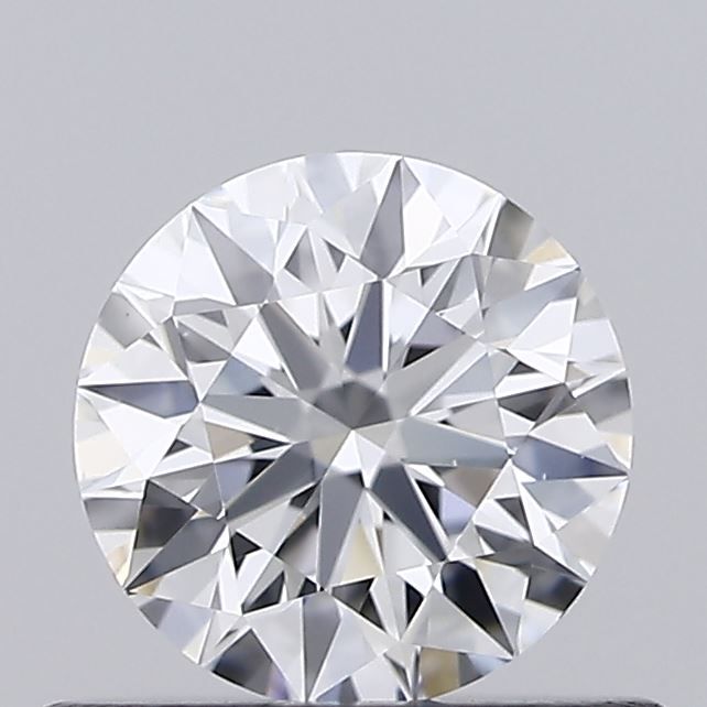0.53 Carat round Lab Grown Diamond Front View