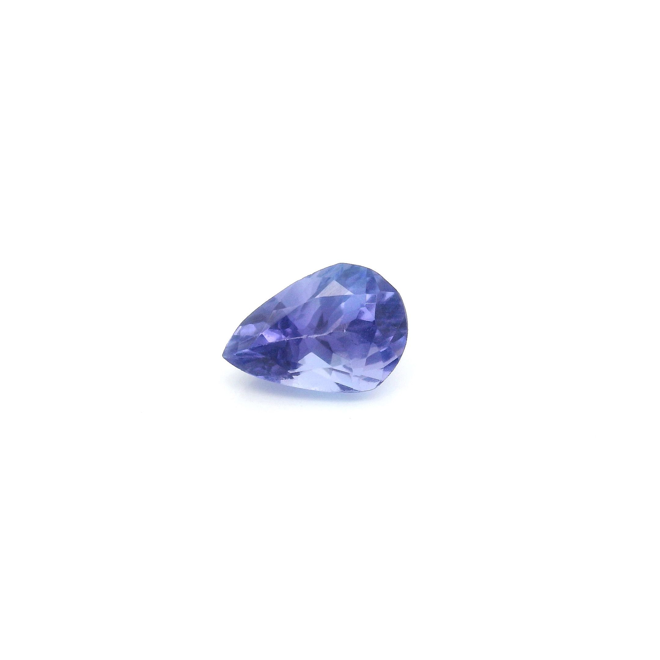 GSI 0.79 Carat Pear Tanzanite