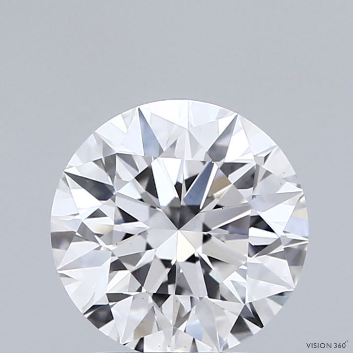 2ct Round E - VVS2 - Very Good cut - LD47517