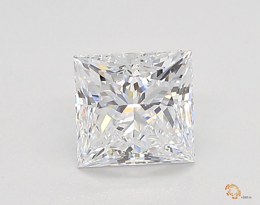 1.22 Carat princess Lab Grown Diamond Front Image