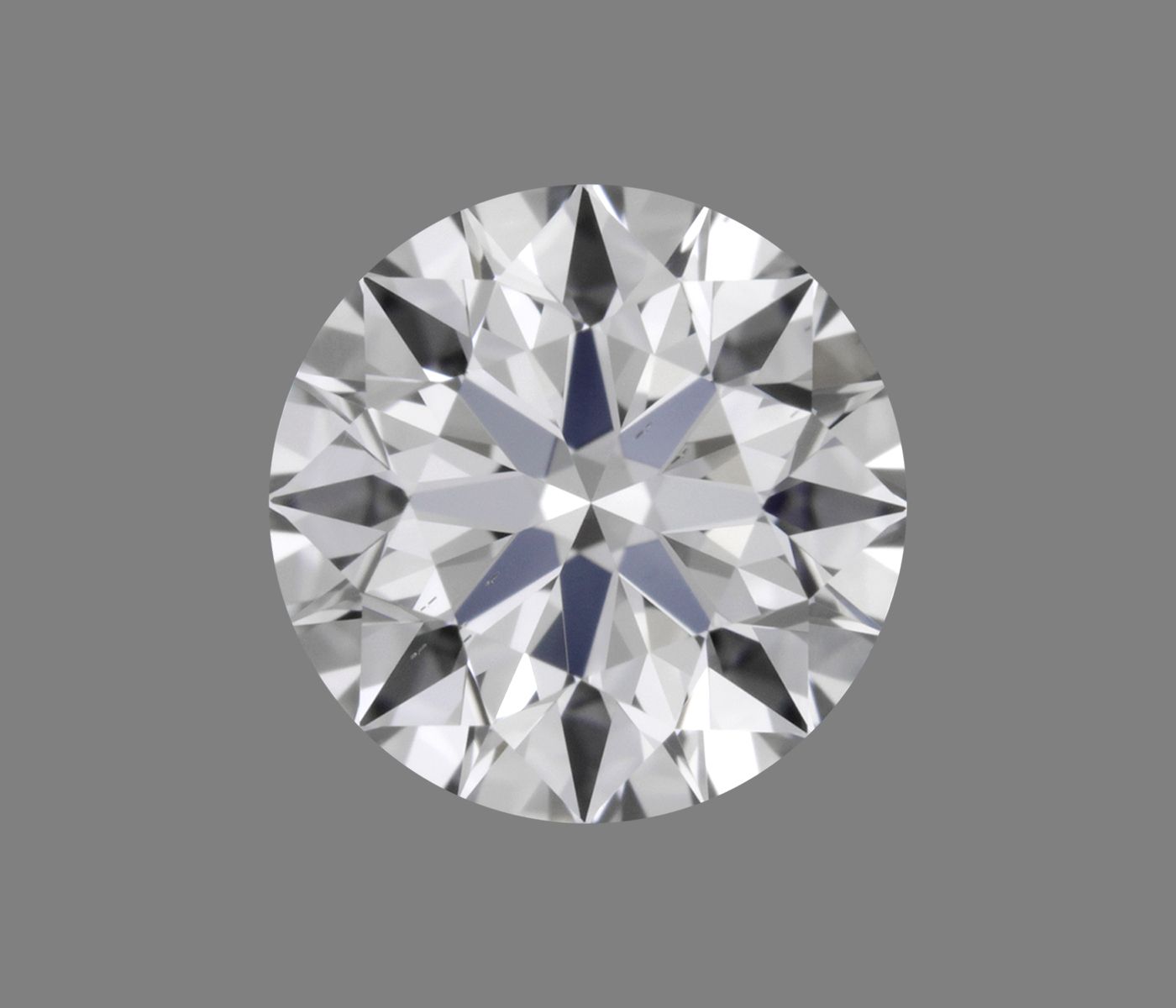 0,49 ct Okrągły diament laboratoryjny