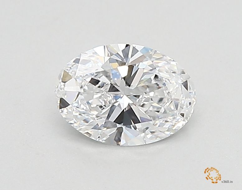 0.52 Carat oval Lab Grown Diamond Front View