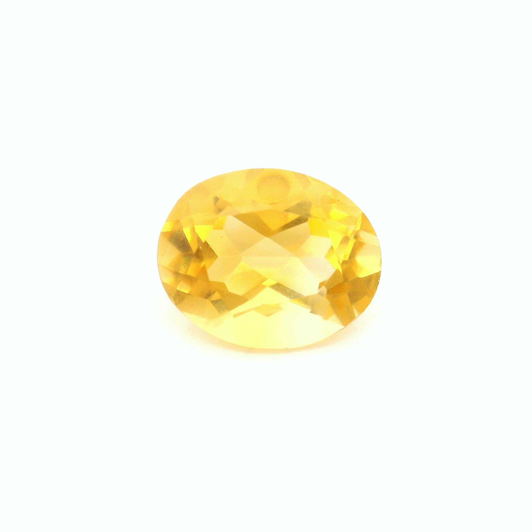 OVAL 2.73ct YELLOW EC