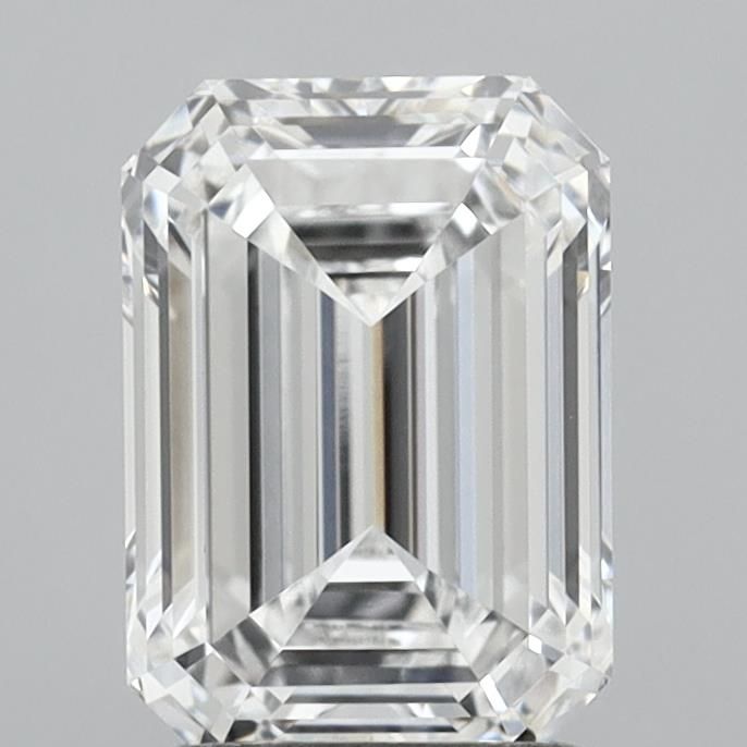 2.01ct Emerald D - VVS2 - Excellent cut - LD311451