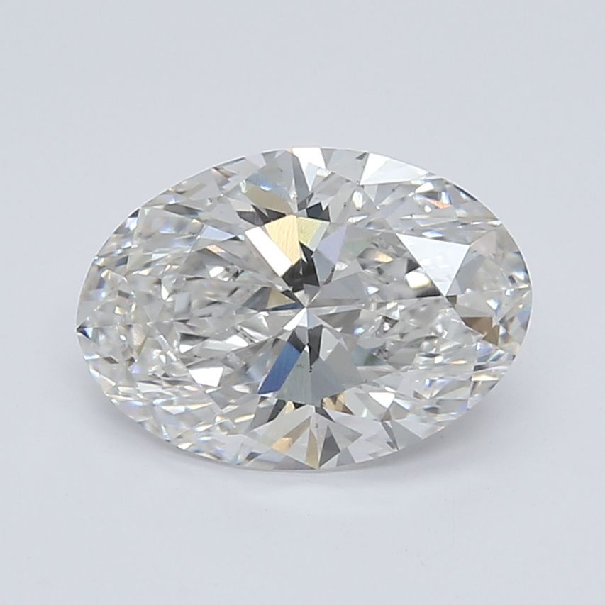 2.71 Carat oval Lab Grown Diamond Front Image